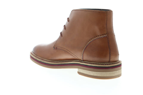 Original Penguin Myles OP100727M Mens Brown Leather Chukkas Boots Shoes