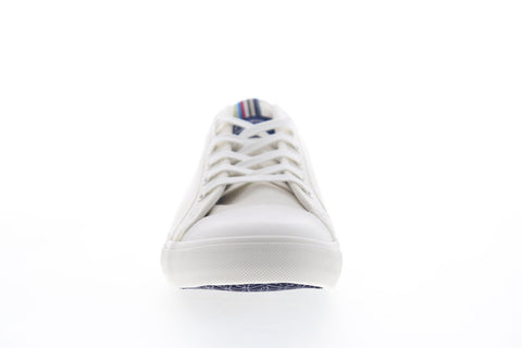 Original Penguin Mick OP100782M Mens White Canvas Low Top Sneakers Shoes