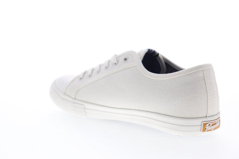 Original Penguin Mick OP100782M Mens White Canvas Low Top Sneakers Shoes