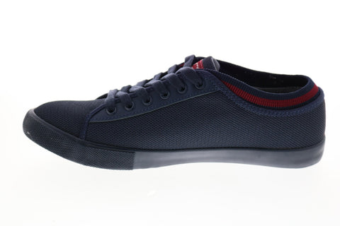Penguin Damon OP100877M Mens Blue Canvas Lace Up Lifestyle Sneakers Shoes
