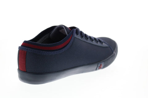 Penguin Damon OP100877M Mens Blue Canvas Lace Up Lifestyle Sneakers Shoes