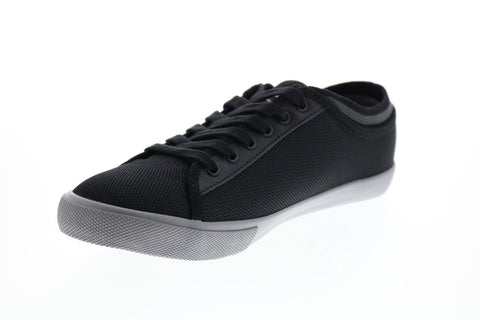 Penguin Damon OP100879M Mens Black Canvas Lace Up Lifestyle Sneakers Shoes