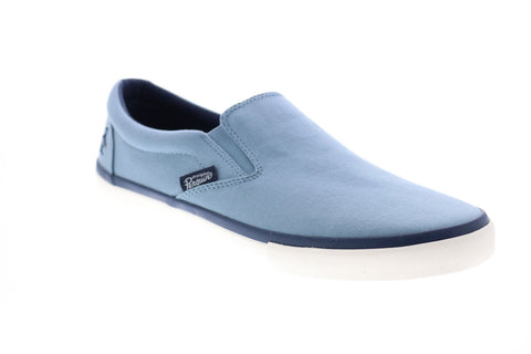 Penguin Beckett OP100944M Mens Blue Canvas Slip On Lifestyle Sneakers Shoes