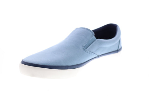 Penguin Beckett OP100944M Mens Blue Canvas Slip On Lifestyle Sneakers Shoes