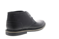 Steve Madden P-Ivon Mens Black Leather Lace Up Chukkas Boots  display picture 1