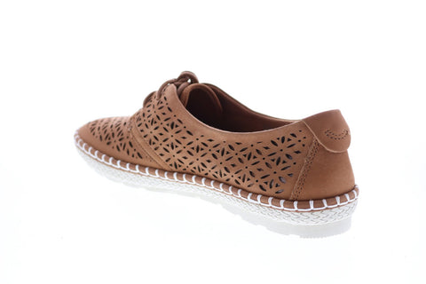Earth Inc. Pax Lace Up Mocc Womens Brown Leather Lifestyle Sneakers Shoes