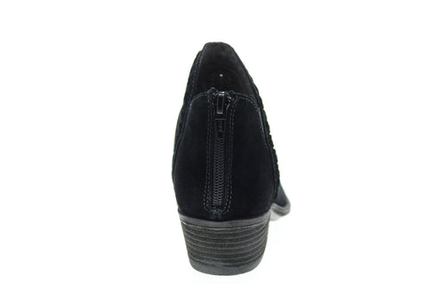 Earth Inc. Peak Perry Suede Womens Black Suede Zipper Ankle & Booties Boots