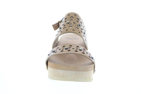 Earth Inc. Pine Toba Soft Calf Womens Brown Leather Slingback Sandals Shoes