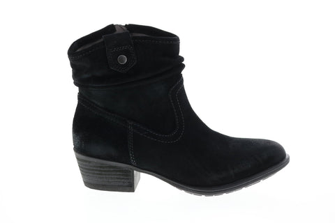 Earth Inc. Peak Pioneer Suede Womens Black Suede Ankle & Booties Boots