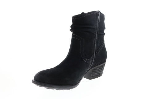 Earth Inc. Peak Pioneer Suede Womens Black Suede Ankle & Booties Boots