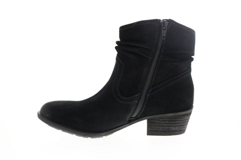 Earth Inc. Peak Pioneer Suede Womens Black Suede Ankle & Booties Boots