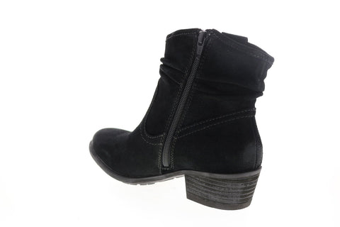 Earth Inc. Peak Pioneer Suede Womens Black Suede Ankle & Booties Boots