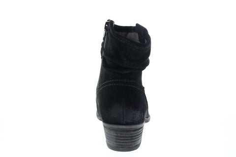 Earth Inc. Peak Pioneer Suede Womens Black Suede Ankle & Booties Boots