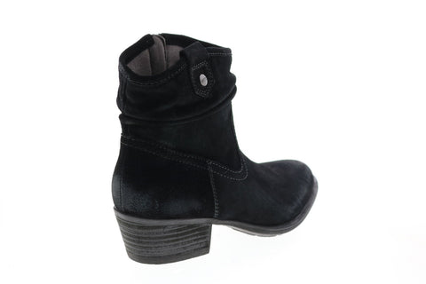 Earth Inc. Peak Pioneer Suede Womens Black Suede Ankle & Booties Boots
