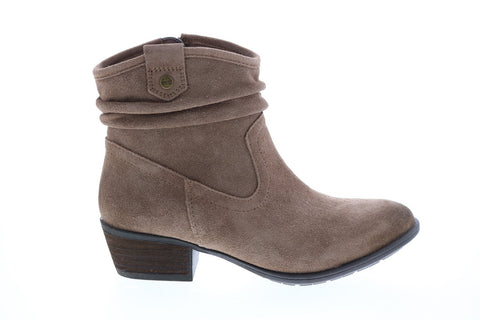 Earth Inc. Peak Pioneer Suede Womens Brown Suede Ankle & Booties Boots