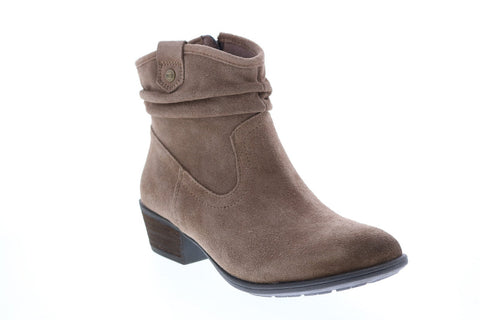 Earth Inc. Peak Pioneer Suede Womens Brown Suede Ankle & Booties Boots