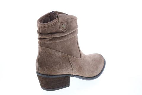 Earth Inc. Peak Pioneer Suede Womens Brown Suede Ankle & Booties Boots