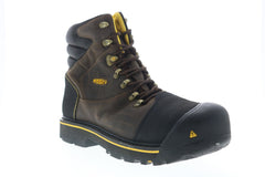 Keen Milwaukee 6" 1007976 Mens Brown Leather Lace Up Work Boots