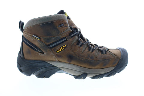 keen Targhee II Mid 1008418 Mens Brown Leather Lace Up Hiking Boots Shoes