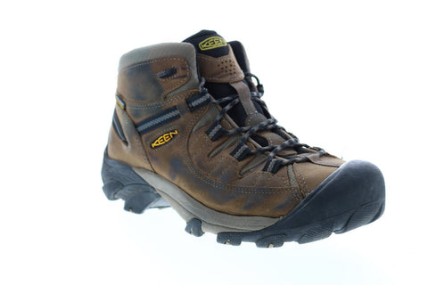 keen Targhee II Mid 1008418 Mens Brown Leather Lace Up Hiking Boots Shoes