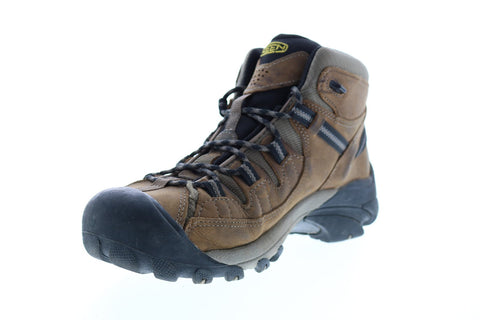 keen Targhee II Mid 1008418 Mens Brown Leather Lace Up Hiking Boots Shoes