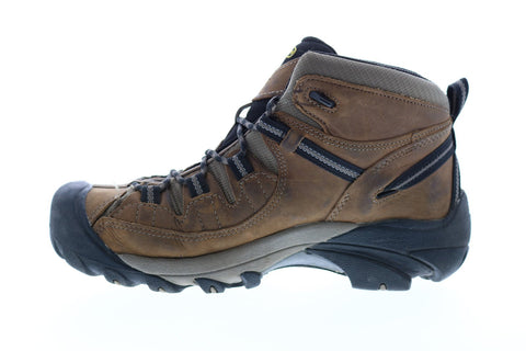 keen Targhee II Mid 1008418 Mens Brown Leather Lace Up Hiking Boots Shoes