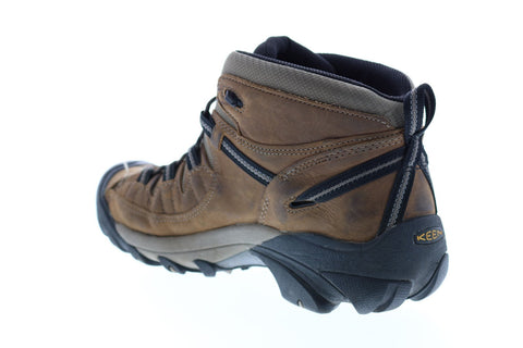 keen Targhee II Mid 1008418 Mens Brown Leather Lace Up Hiking Boots Shoes