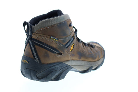 keen Targhee II Mid 1008418 Mens Brown Leather Lace Up Hiking Boots Shoes