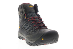 Keen Tucson Mid 1009180 Mens Gray Extra Wide Nubuck Lace Up Work Boots