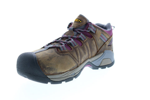 Keen Detroit XT 1020036 Womens Brown Leather Lace Up Hiking Boots Shoes