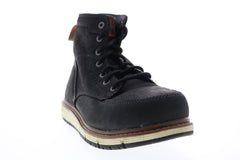 Keen San Jose 6" 1020053 Mens Black Leather Lace Up Work Boots