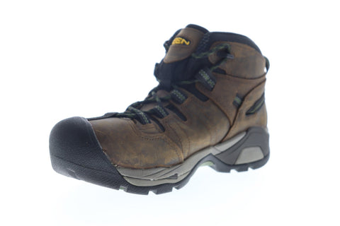 Keen Detroit XT Mid 1020085 Mens Brown Wide Leather Lace Up Work Boots Shoes