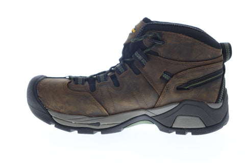 Keen Detroit XT Mid 1020085 Mens Brown Wide Leather Lace Up Work Boots Shoes