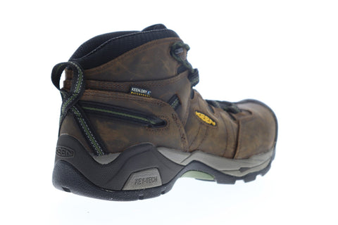 Keen Detroit XT Mid 1020085 Mens Brown Wide Leather Lace Up Work Boots Shoes