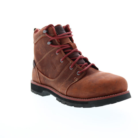 Keen Seattle 6 1022085 Womens Brown Leather Lace Up Hiking Boots Shoes