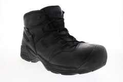 Keen Detroit XT 1023238 Mens Black Extra Wide 2E Leather Lace Up Work Boots