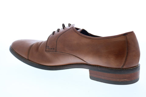 Cole Haan Lenox Hill Mens Brown Leather Oxfords & Lace Ups Cap Toe Shoes