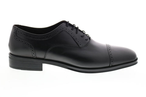 Bruno Magli Poncho PONCHO Mens Black Lace Up Cap Toe Oxfords & Lace Ups Shoes