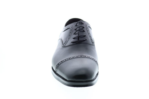 Bruno Magli Poncho PONCHO Mens Black Lace Up Cap Toe Oxfords & Lace Ups Shoes