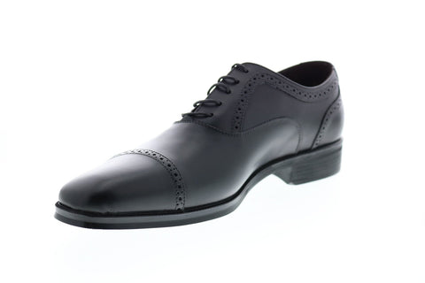 Bruno Magli Poncho PONCHO Mens Black Lace Up Cap Toe Oxfords & Lace Ups Shoes