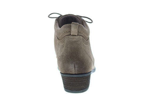 Earth Inc. Peak Provo Suede Womens Brown Suede Lace Up Ankle & Booties Boots