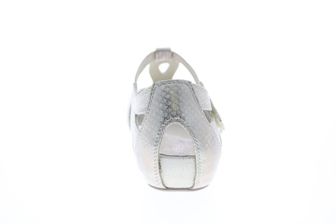 Earthies Ponza T-Strap PONZA-WTO Womens White Synthetic Strap Sandals Shoes