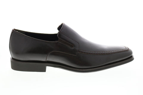 Bruno Magli Raging RAGING-10 Mens Brown Leather Slip On Loafers & Slip Ons Casual Shoes