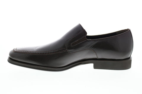 Bruno Magli Raging RAGING-10 Mens Brown Leather Slip On Loafers & Slip Ons Casual Shoes