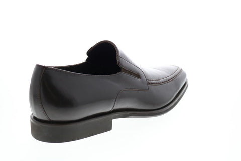 Bruno Magli Raging RAGING-10 Mens Brown Leather Slip On Loafers & Slip Ons Casual Shoes