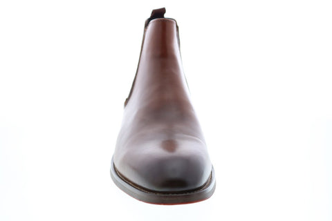 Robert Graham Laurence RG5289B Mens Brown Leather Chelsea Boots