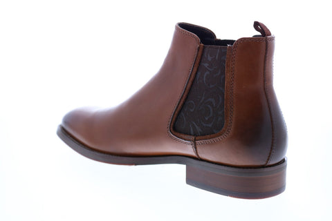 Robert Graham Laurence RG5289B Mens Brown Leather Chelsea Boots