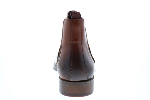 Robert Graham Laurence RG5289B Mens Brown Leather Chelsea Boots