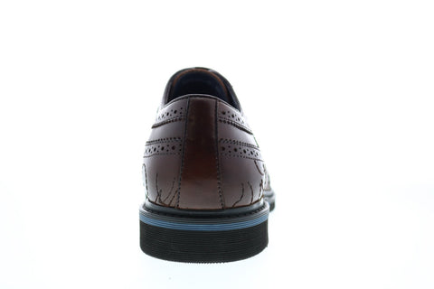 Robert Graham Gene RG5310C Mens Brown Leather Wingtip & Brogue Oxfords & Lace Ups Shoes