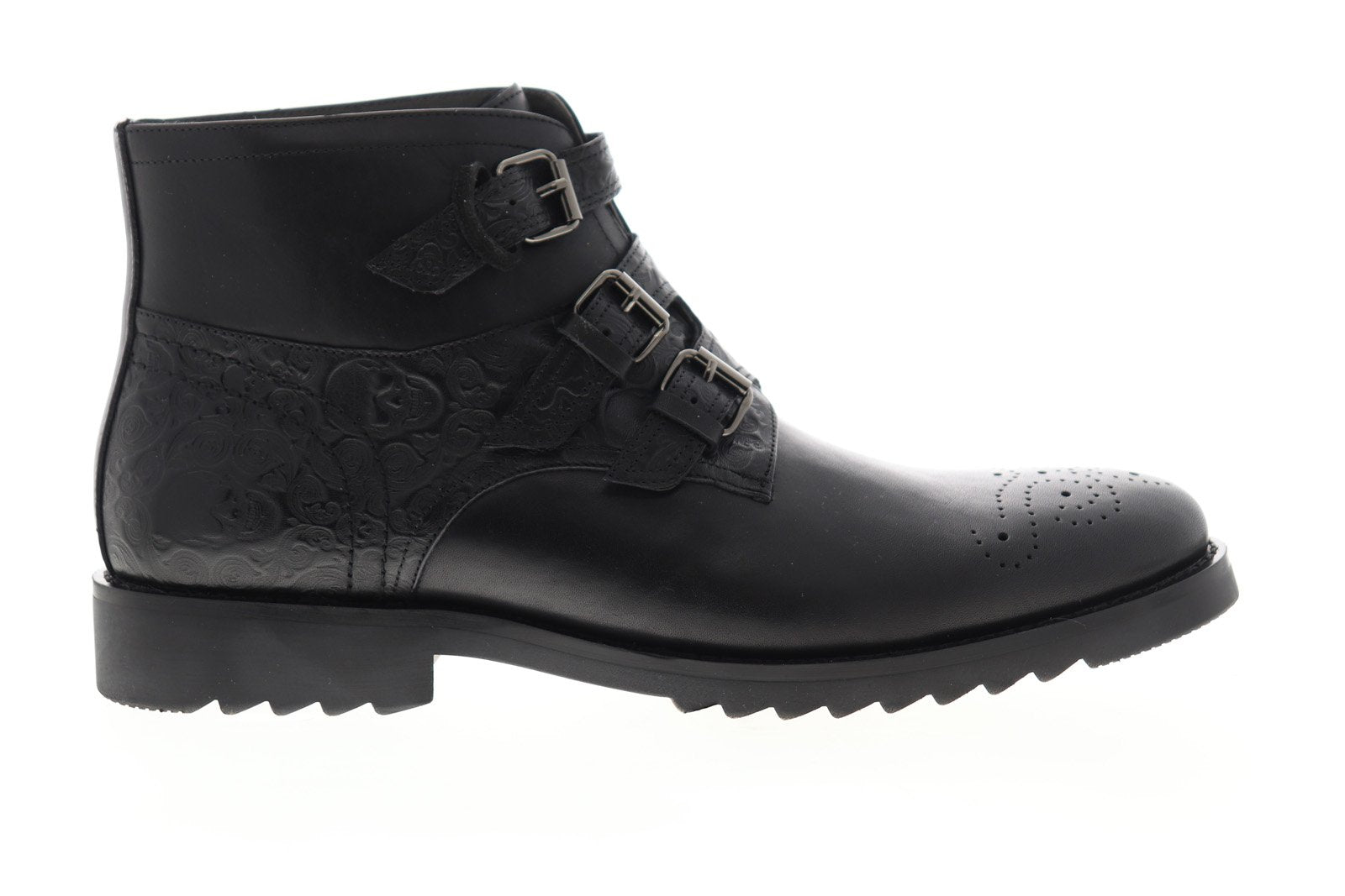 Robert Graham Wilkes RG5317B Mens Black Leather High Top 